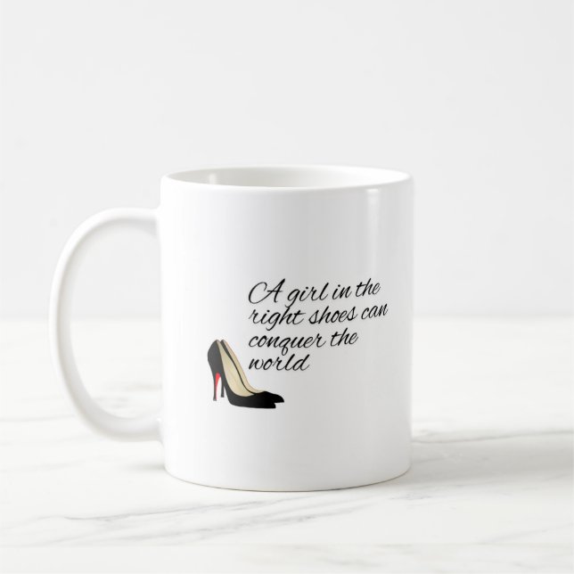 With The Right Shoes Mug (Left)