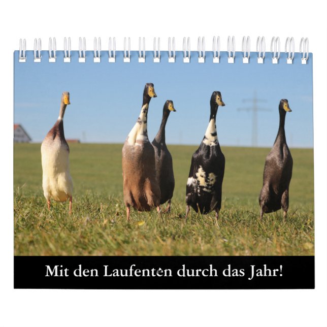 With the runners through the year! calendar (Cover)