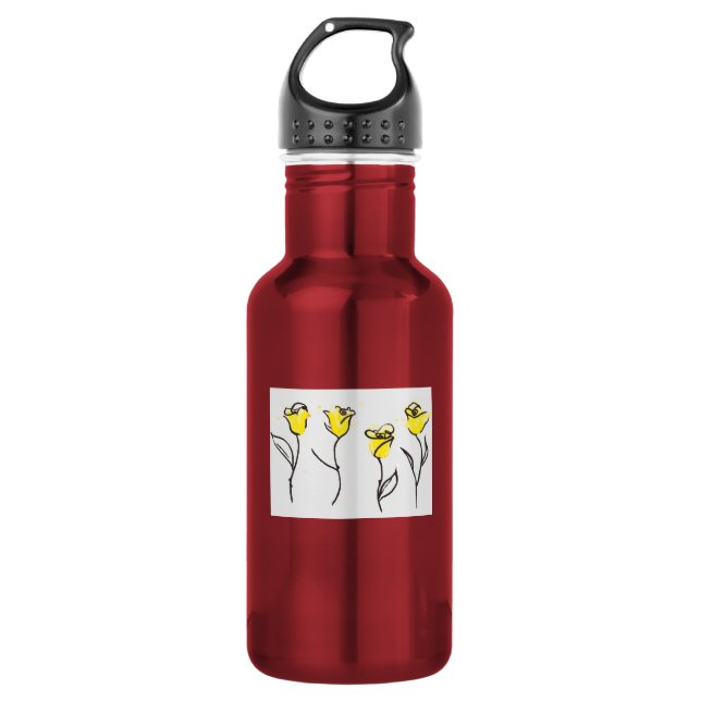 with the Zonta Rose Water Bottle (Front)