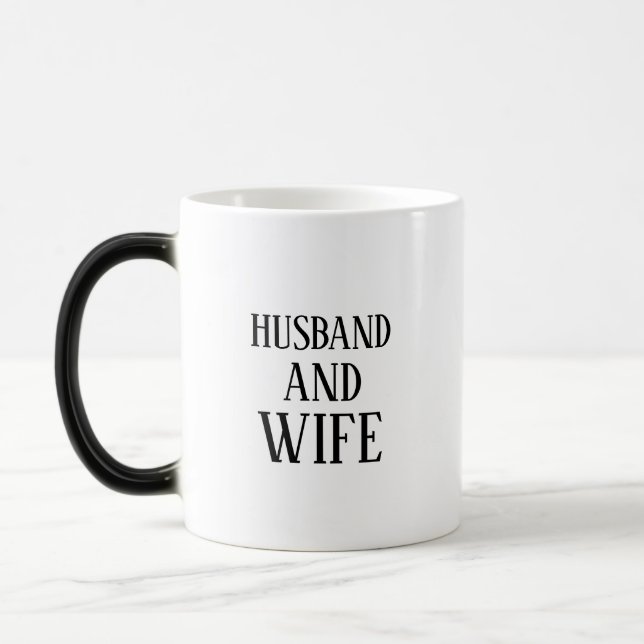  with this stylish Husband and Wife mug Designed w (Left)