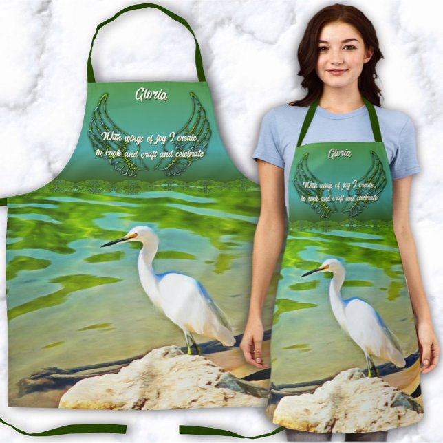 With Wings of Joy 0335  Apron (Creator Uploaded)