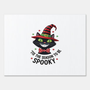 With Witch Hat And Tie Sign