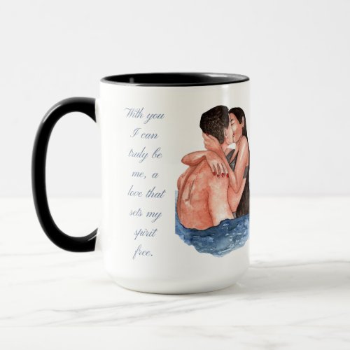 With you I can truly be me Mug