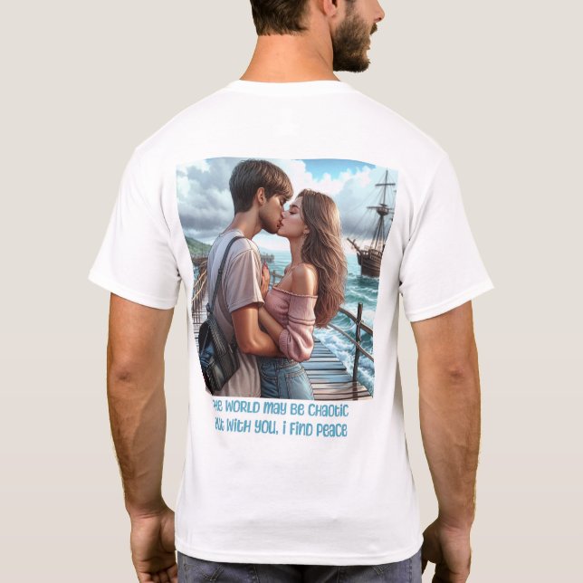 With You I Find Peace T-Shirt (Back)