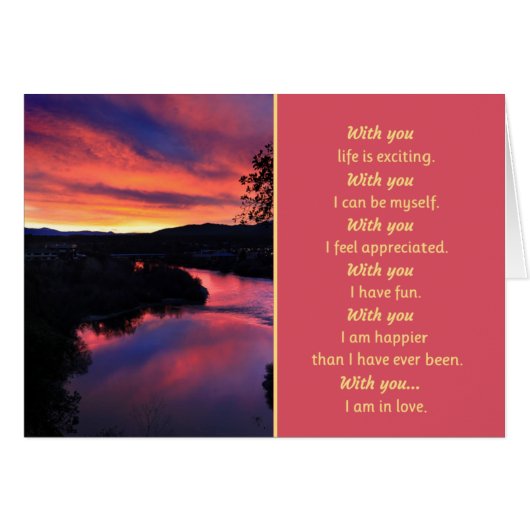 With You...Romance Cards (Front Horizontal)