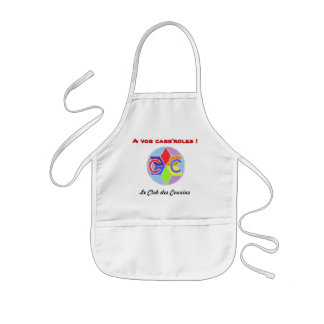 With your cass' roles! kids' apron