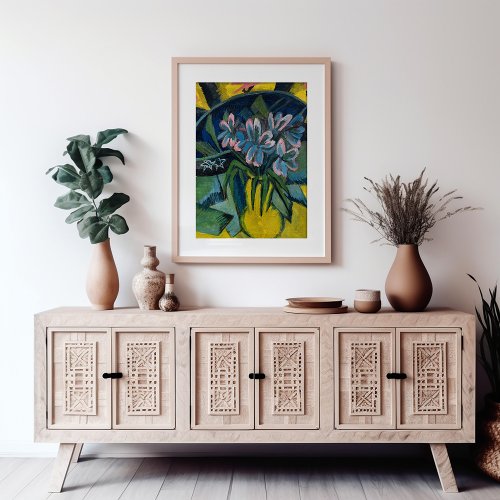 Withered Tulips  Ernst Ludwig Kirchner Framed Art