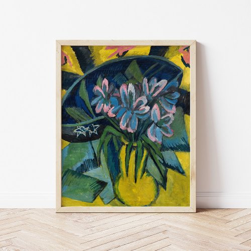 Withered Tulips  Ernst Ludwig Kirchner Poster