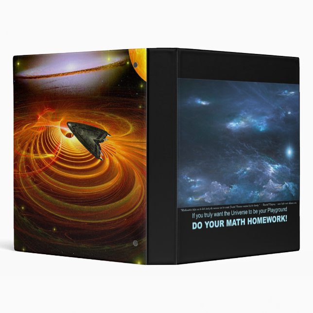 Within a Sea of Blue - Inspirational 3 Ring Binder (Background)