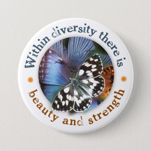 Within Diversity there is Beauty and Strength Button