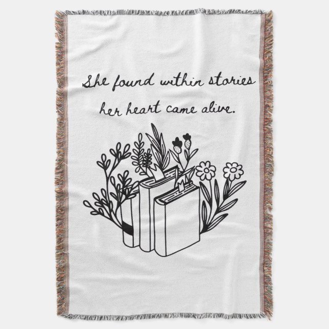 Within Stories Throw Blanket (Front Vertical)