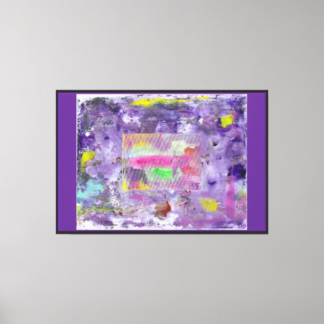 Within the Acrylics Canvas Print (Front)