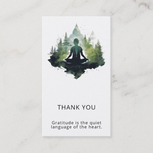 Within the Silence | Forest Meditation Business Card