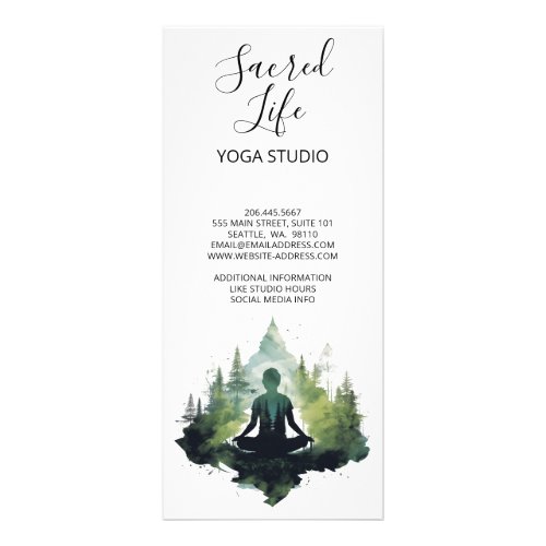 Within the Silence | Forest Meditation Rack Card