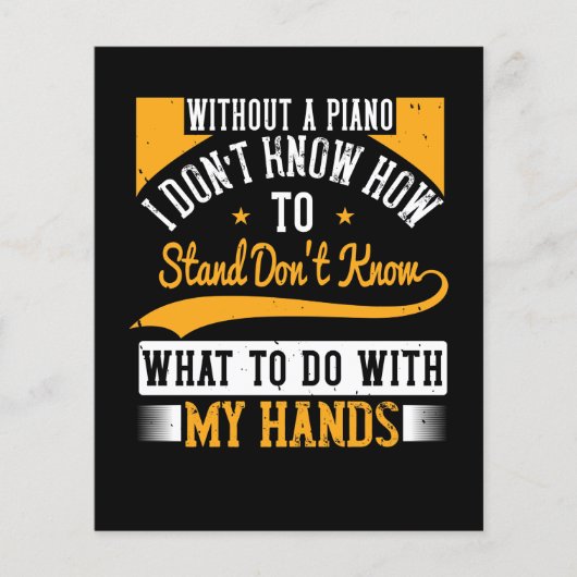 Without A Piano I Don’T Know How To Stand (Front)
