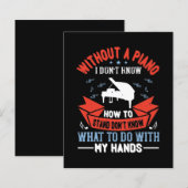 Without A Piano I Don’T Know How To Stand (Front/Back)