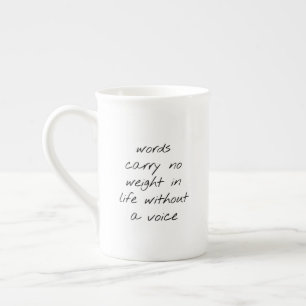 Without A Voice Specialty Mug
