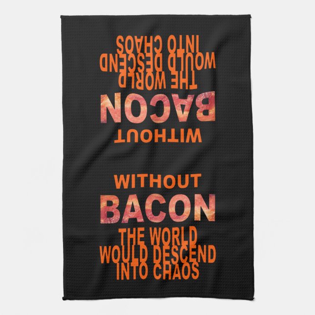 Without Bacon Towel (Vertical)