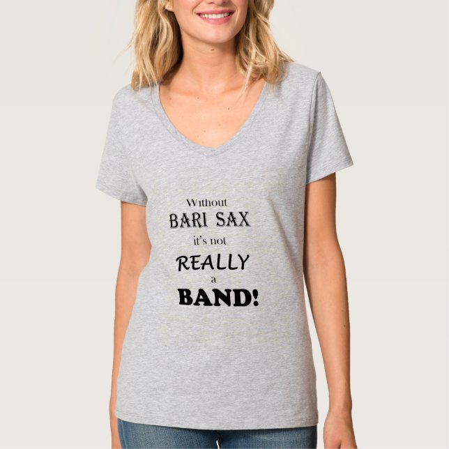 Without Bari Sax - Band T-Shirt (Front)
