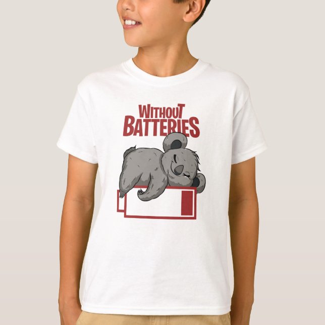 Without Batteries T-Shirt (Front)