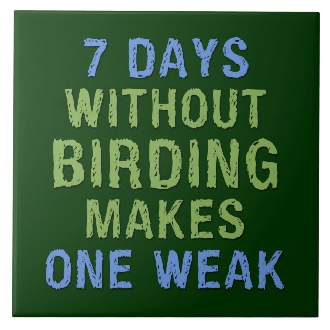 Without Birding One Weak Ceramic Tile (Front)