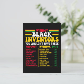 Without Black Inventors You Wouldn't Have These Postcard