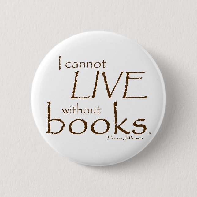Without Books Button (Front)