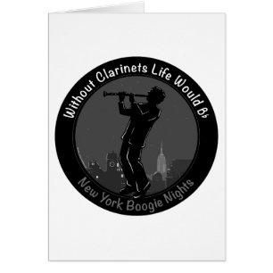 Without Clarinets Life Would B-Flat Cards