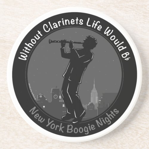 Without Clarinets Life Would B_Flat Drink Coaster