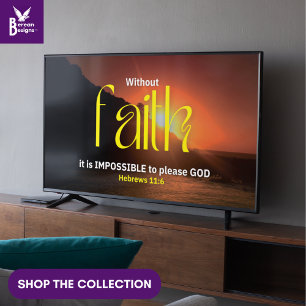 WITHOUT FAITH Christian  Poster