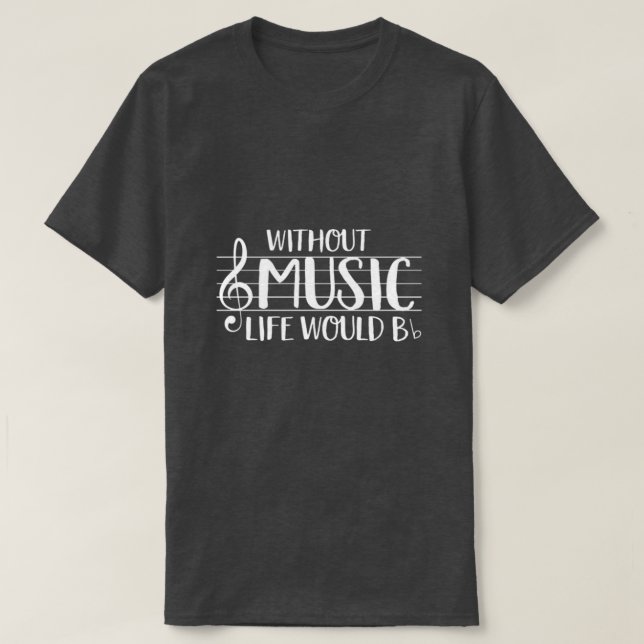 without music T-Shirt (Design Front)