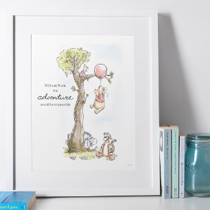 Without Pooh, The Adventure Would Be Impossible Po Poster