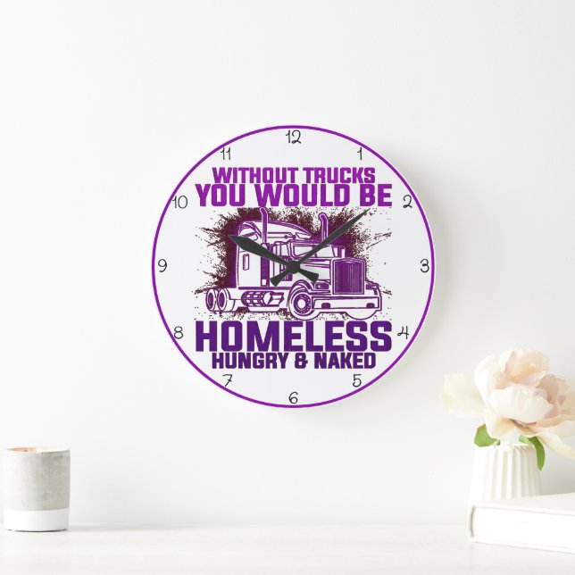 Without Trucks: Homeless, Hungry,  Large Clock (Home)