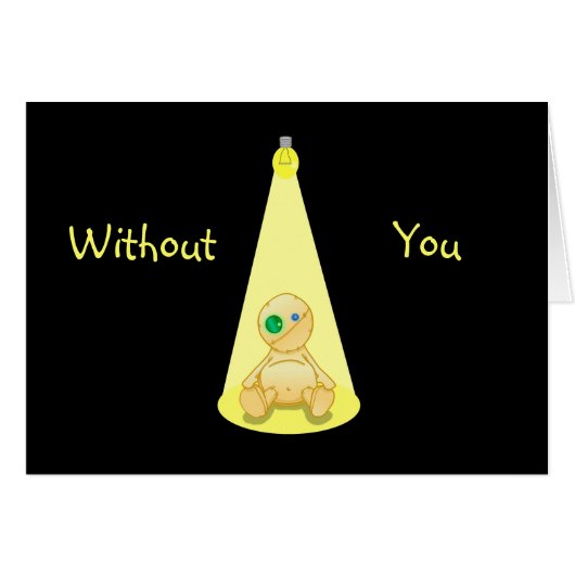 Without you cards (Front Horizontal)