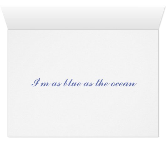 Without You Ocean Card (Inside Horizontal (Bottom))