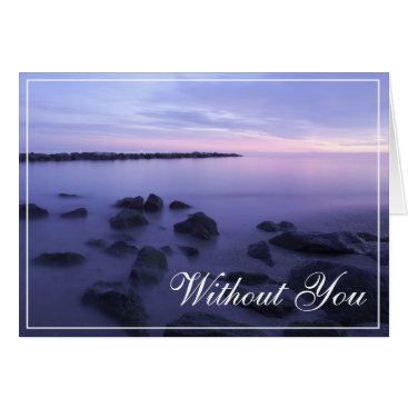 Without You Ocean Card Without You Ocean Card