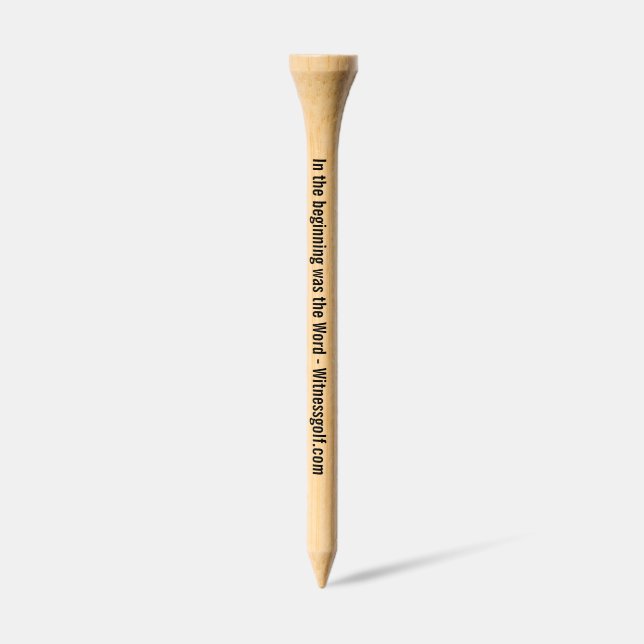 Witness Golf Tee – Scripture Verse Tee (Side)