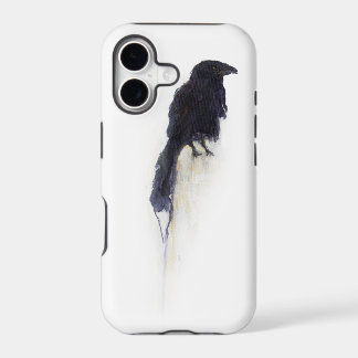"Witness" - Raven in Winter Snow iPhone 17 Case