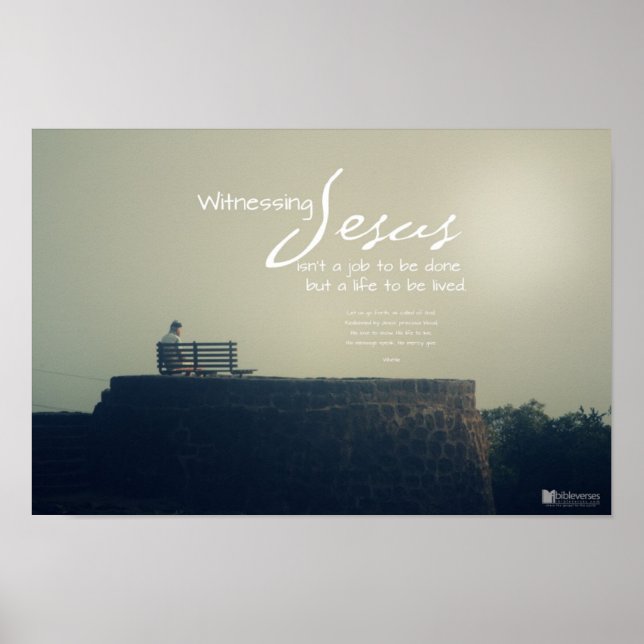 Witnessing Jesus Poster (Front)