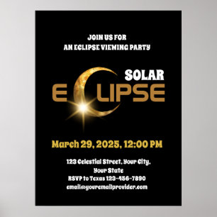 Witnessing the Partial Solar Eclipse 3/29/2025 Poster