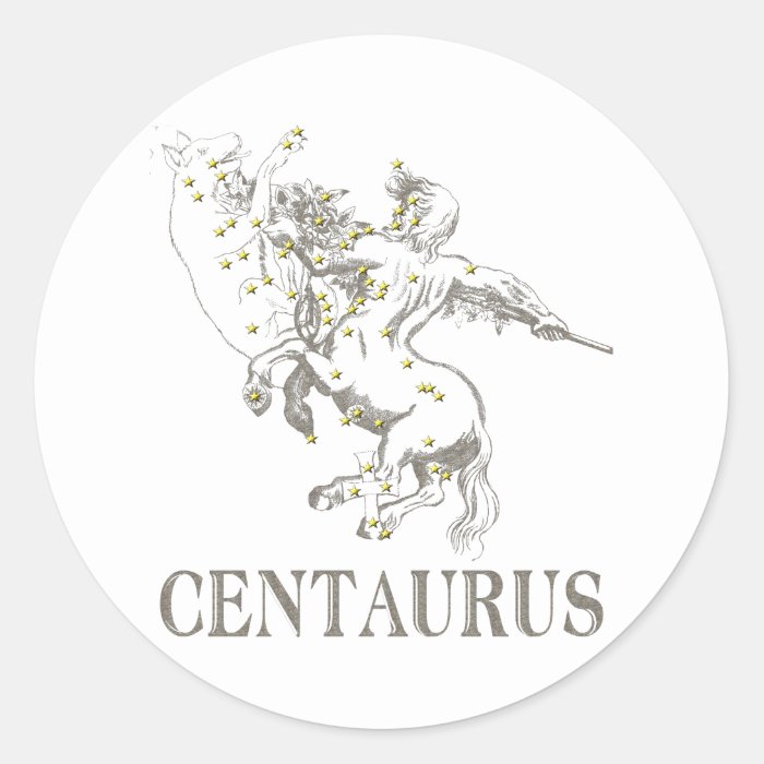 WITS Centaurus Round Sticker