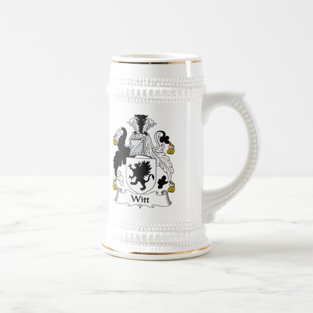 Witt Family Crest Beer Stein (Right)