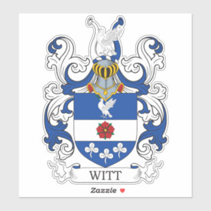 Witt Family Crest Sticker