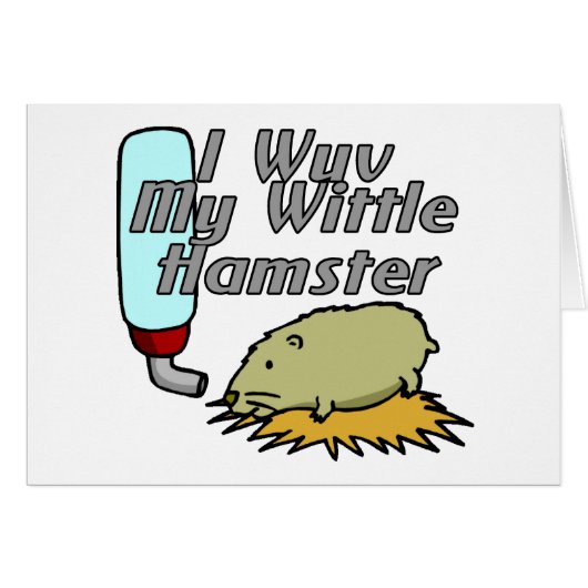 Wittle Hamster Cards (Front Horizontal)