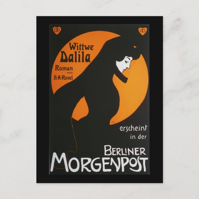 Wittwe Dalila Berliner Morgenpost Postcard (Front)