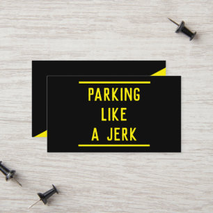 Witty Bad Parking Calling Card
