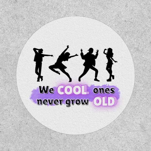 Witty Fun Slogan Patch (Front)