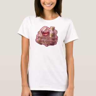 Witty Gold PROUD CITIZEN OF WINE COUNTRY Print T-Shirt