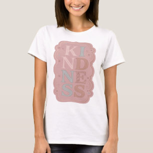 Witty Gray KINDNESS Slogan Design T-Shirt