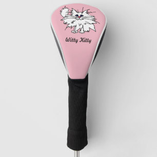 Witty Kitty Golf Driver Cover